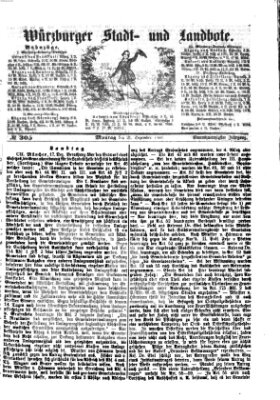 Würzburger Stadt- und Landbote Montag 21. Dezember 1868