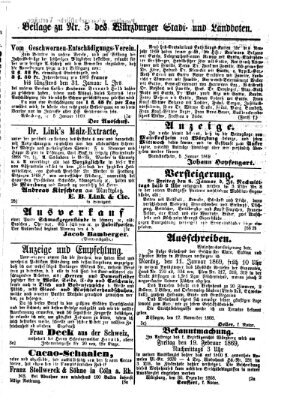 Würzburger Stadt- und Landbote Dienstag 5. Januar 1869