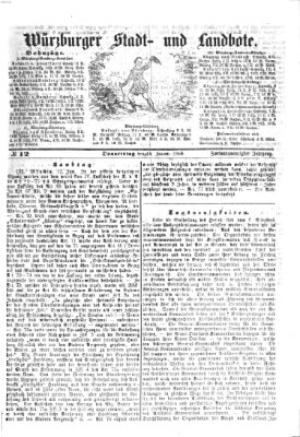 Würzburger Stadt- und Landbote Donnerstag 14. Januar 1869