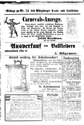 Würzburger Stadt- und Landbote Donnerstag 28. Januar 1869