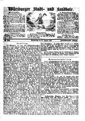 Würzburger Stadt- und Landbote Samstag 30. Januar 1869