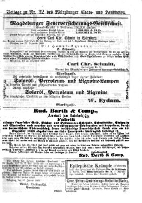 Würzburger Stadt- und Landbote Samstag 6. Februar 1869