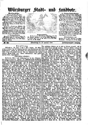 Würzburger Stadt- und Landbote Dienstag 23. Februar 1869