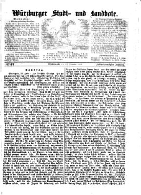 Würzburger Stadt- und Landbote Mittwoch 24. Februar 1869