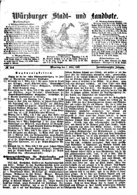 Würzburger Stadt- und Landbote Montag 1. März 1869