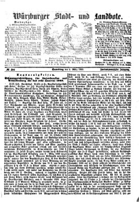 Würzburger Stadt- und Landbote Samstag 6. März 1869