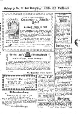 Würzburger Stadt- und Landbote Freitag 12. März 1869