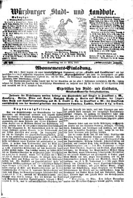 Würzburger Stadt- und Landbote Samstag 20. März 1869