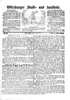 Würzburger Stadt- und Landbote Mittwoch 7. April 1869