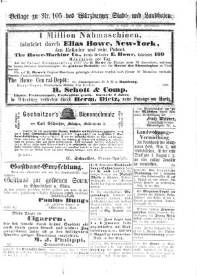 Würzburger Stadt- und Landbote Montag 3. Mai 1869