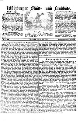 Würzburger Stadt- und Landbote Montag 10. Mai 1869