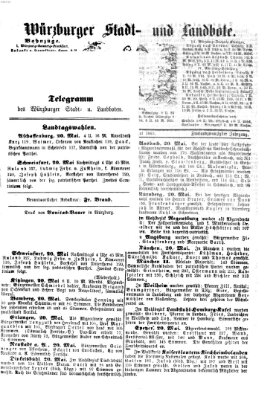 Würzburger Stadt- und Landbote Freitag 21. Mai 1869