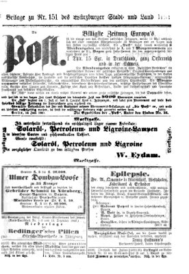 Würzburger Stadt- und Landbote Samstag 26. Juni 1869