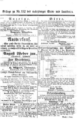 Würzburger Stadt- und Landbote Montag 28. Juni 1869