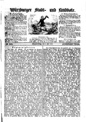 Würzburger Stadt- und Landbote Donnerstag 8. Juli 1869