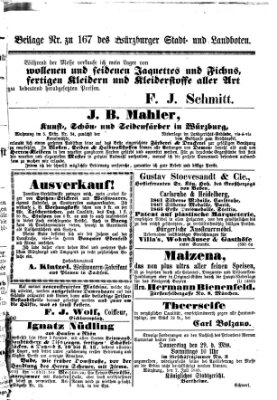 Würzburger Stadt- und Landbote Donnerstag 15. Juli 1869