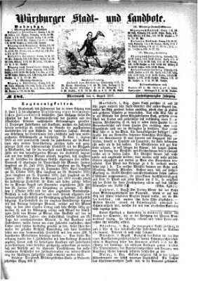 Würzburger Stadt- und Landbote Mittwoch 4. August 1869