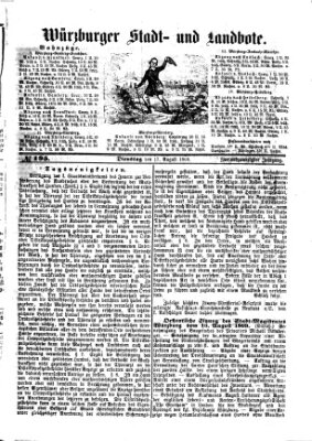 Würzburger Stadt- und Landbote Dienstag 17. August 1869