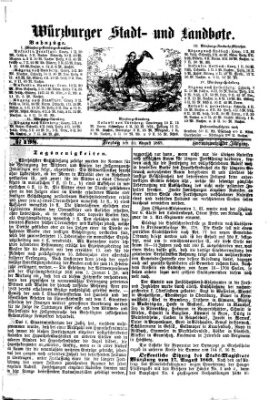 Würzburger Stadt- und Landbote Freitag 20. August 1869