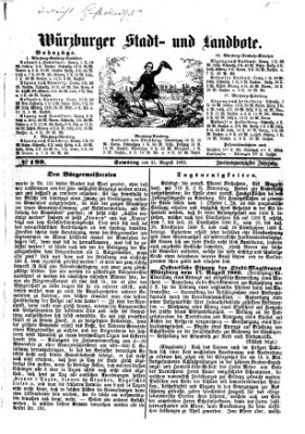 Würzburger Stadt- und Landbote Samstag 21. August 1869