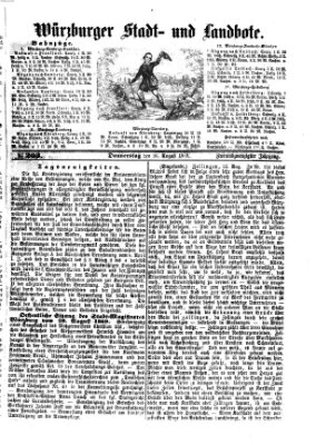 Würzburger Stadt- und Landbote Donnerstag 26. August 1869