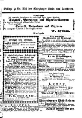 Würzburger Stadt- und Landbote Samstag 28. August 1869