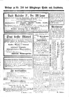 Würzburger Stadt- und Landbote Freitag 10. September 1869