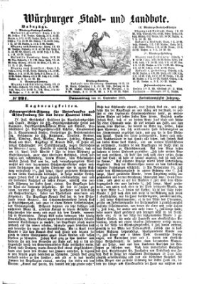 Würzburger Stadt- und Landbote Donnerstag 16. September 1869