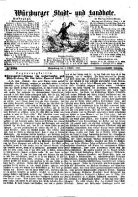 Würzburger Stadt- und Landbote Samstag 2. Oktober 1869