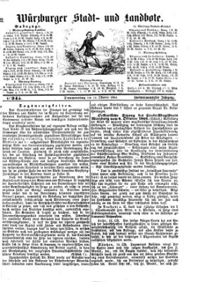 Würzburger Stadt- und Landbote Donnerstag 14. Oktober 1869