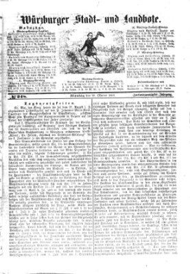 Würzburger Stadt- und Landbote Montag 18. Oktober 1869