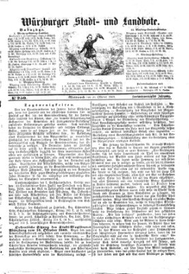 Würzburger Stadt- und Landbote Mittwoch 20. Oktober 1869