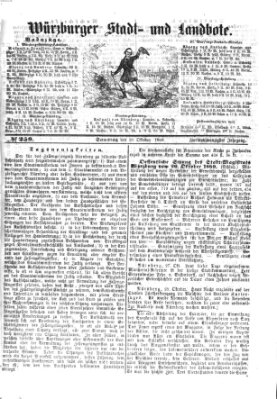 Würzburger Stadt- und Landbote Samstag 30. Oktober 1869