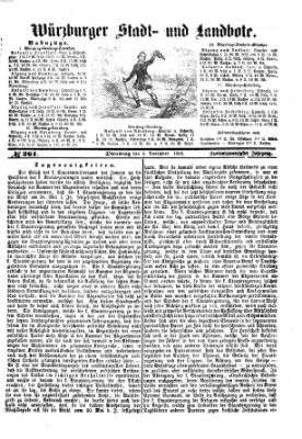 Würzburger Stadt- und Landbote Dienstag 2. November 1869