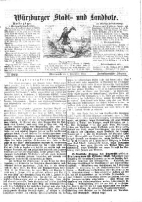 Würzburger Stadt- und Landbote Mittwoch 3. November 1869