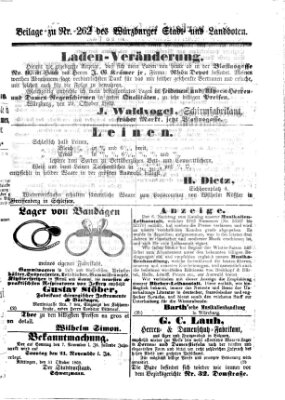 Würzburger Stadt- und Landbote Mittwoch 3. November 1869