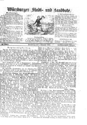 Würzburger Stadt- und Landbote Samstag 6. November 1869