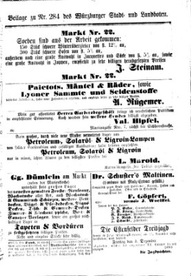 Würzburger Stadt- und Landbote Montag 29. November 1869