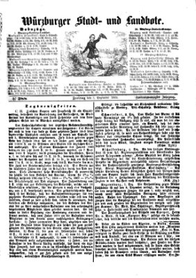 Würzburger Stadt- und Landbote Freitag 3. Dezember 1869