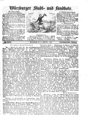 Würzburger Stadt- und Landbote Samstag 11. Dezember 1869