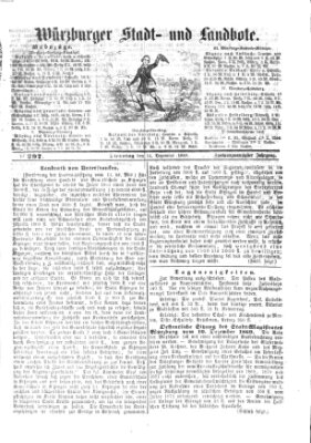 Würzburger Stadt- und Landbote Dienstag 14. Dezember 1869