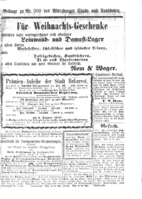 Würzburger Stadt- und Landbote Freitag 17. Dezember 1869