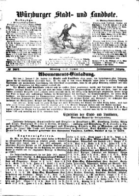 Würzburger Stadt- und Landbote Montag 27. Dezember 1869
