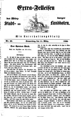 Extra-Felleisen (Würzburger Stadt- und Landbote) Donnerstag 11. März 1869