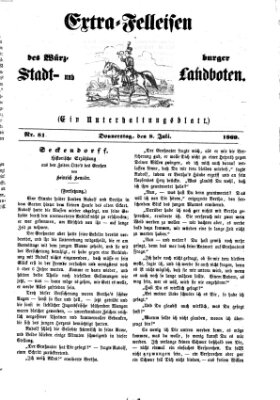 Extra-Felleisen (Würzburger Stadt- und Landbote) Donnerstag 8. Juli 1869