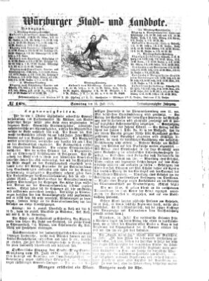 Würzburger Stadt- und Landbote Samstag 16. Juli 1870