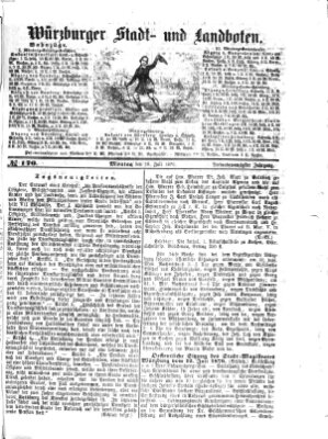 Würzburger Stadt- und Landbote Montag 18. Juli 1870