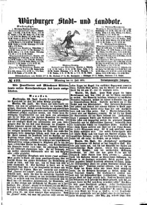 Würzburger Stadt- und Landbote Montag 25. Juli 1870