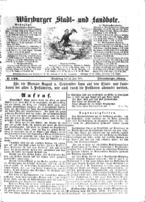 Würzburger Stadt- und Landbote Dienstag 26. Juli 1870