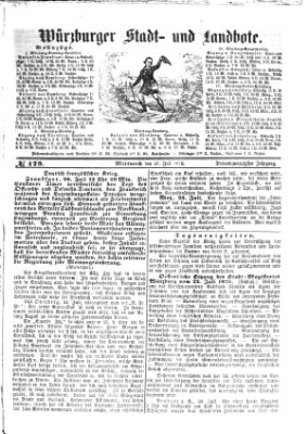 Würzburger Stadt- und Landbote Mittwoch 27. Juli 1870